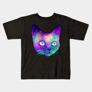 galactic cat Kids T-Shirt